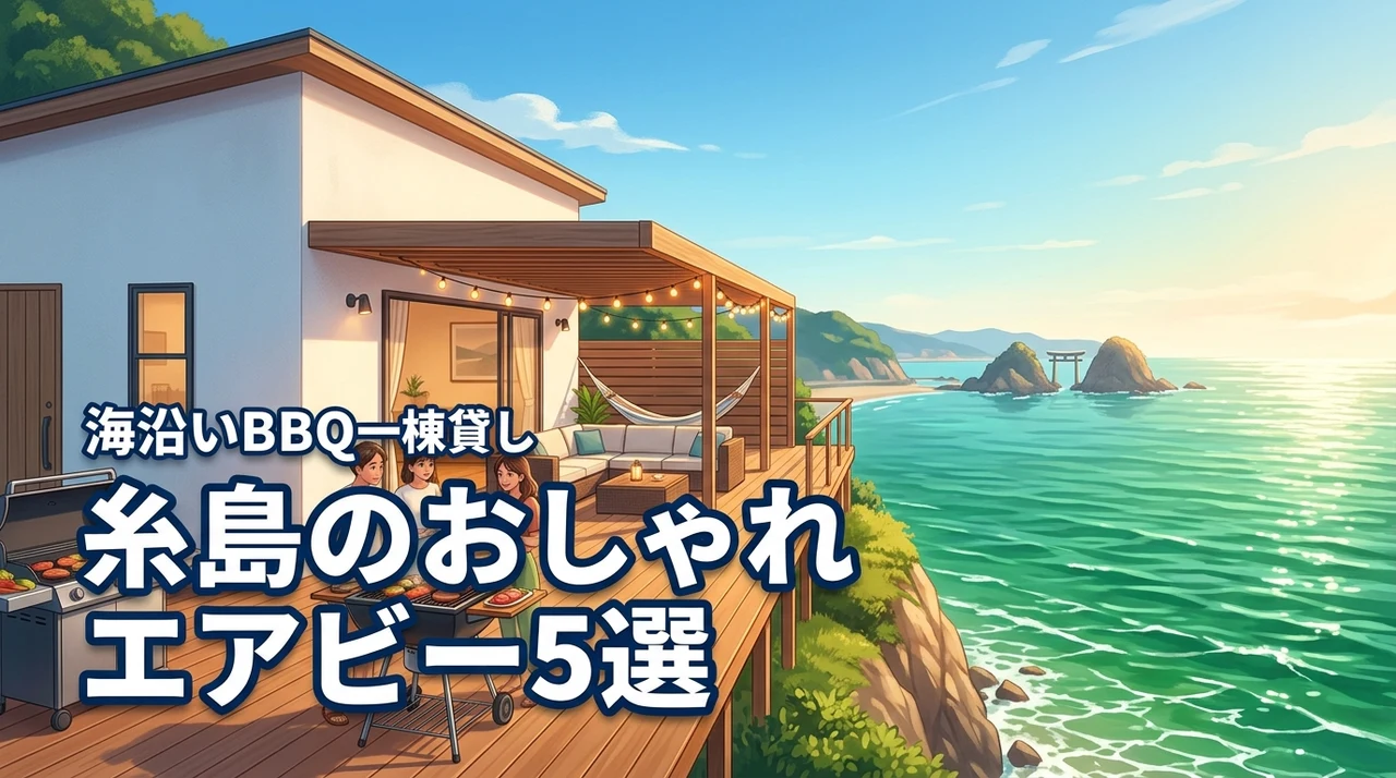 糸島でエアビー泊！BBQができる海沿いのおしゃれな一棟貸しおすすめ5選