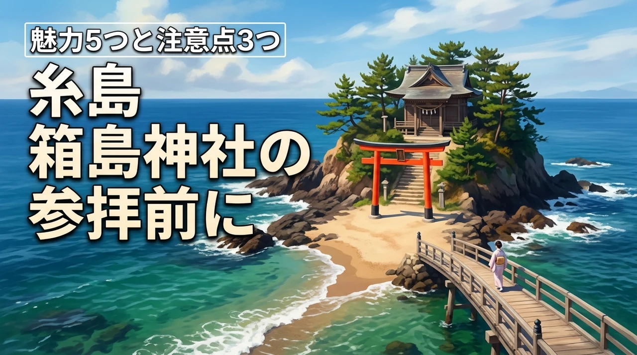 糸島の箱島神社へ行く前に！駐車場や御朱印、5つのメリットと3つの注意点を紹介