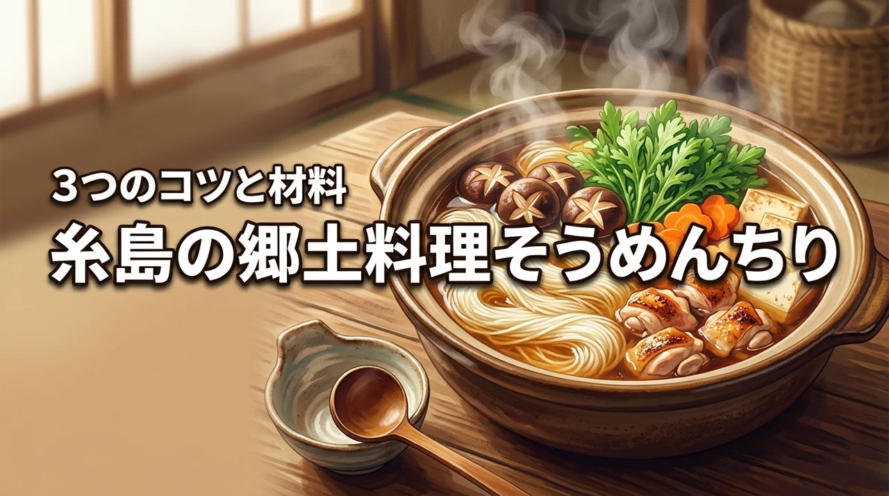 【保存版】糸島の郷土料理そうめんちりとは？美味しく作る3つのコツと材料を紹介