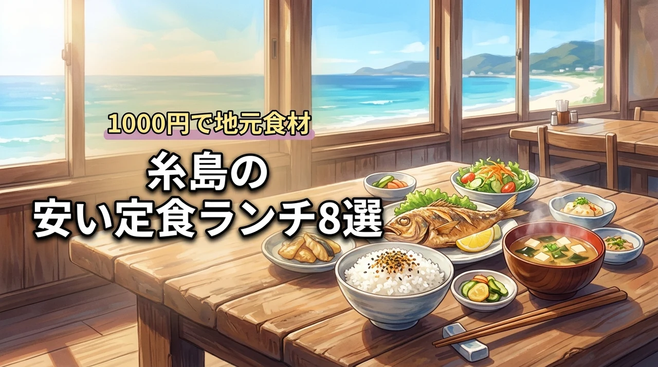 糸島でランチに安い定食ならここ！1000円前後で地元食材を堪能できる店8選