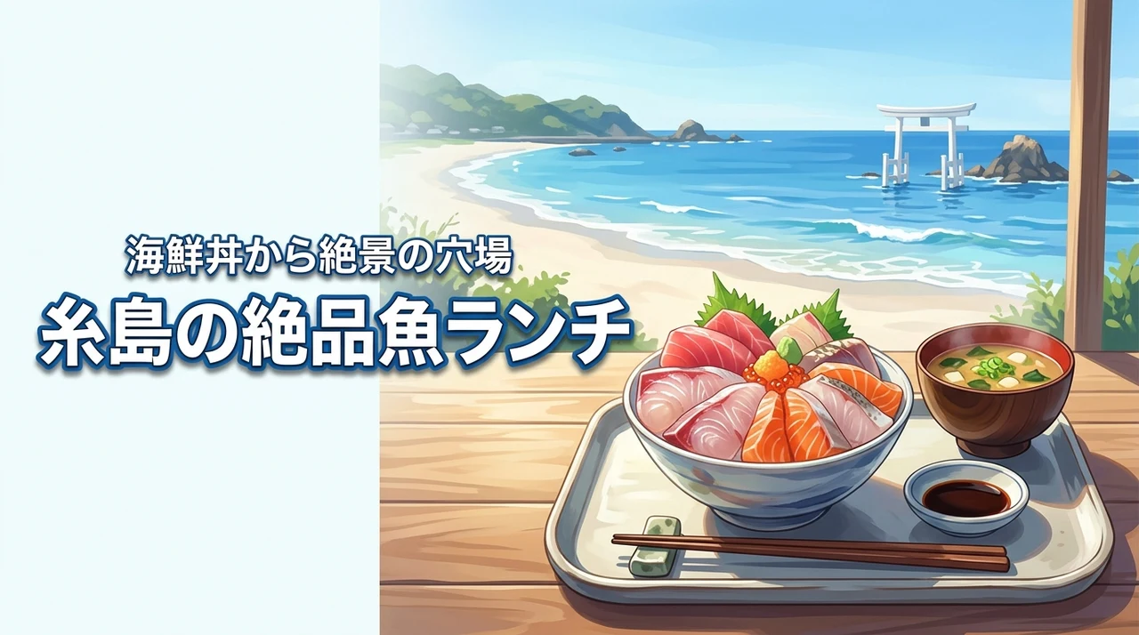 糸島で魚ランチに迷ったら？行列必至の海鮮丼から景色が良い穴場まで詳しく紹介