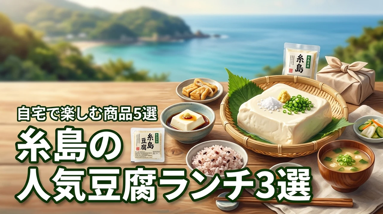 糸島で人気の豆腐ランチ店3選と自宅で楽しめるおすすめ商品5選を詳しく紹介