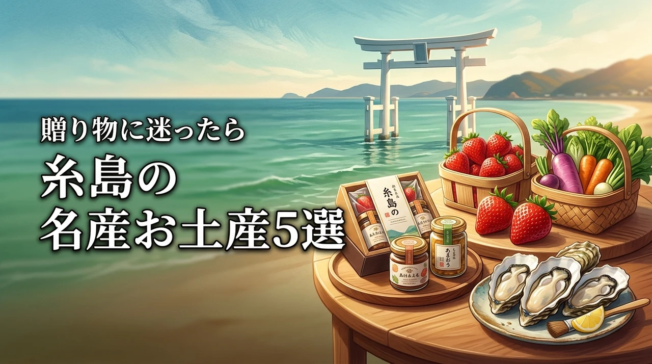 糸島の名産で何を買うか迷ったら？贈って喜ばれる人気のお土産5選を詳しく紹介