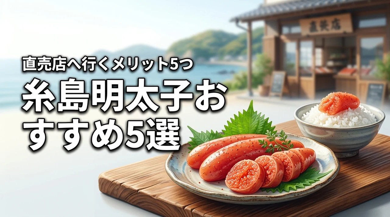 糸島の明太子でおすすめの特産品5選！直売店へ行くメリット5つも徹底解説